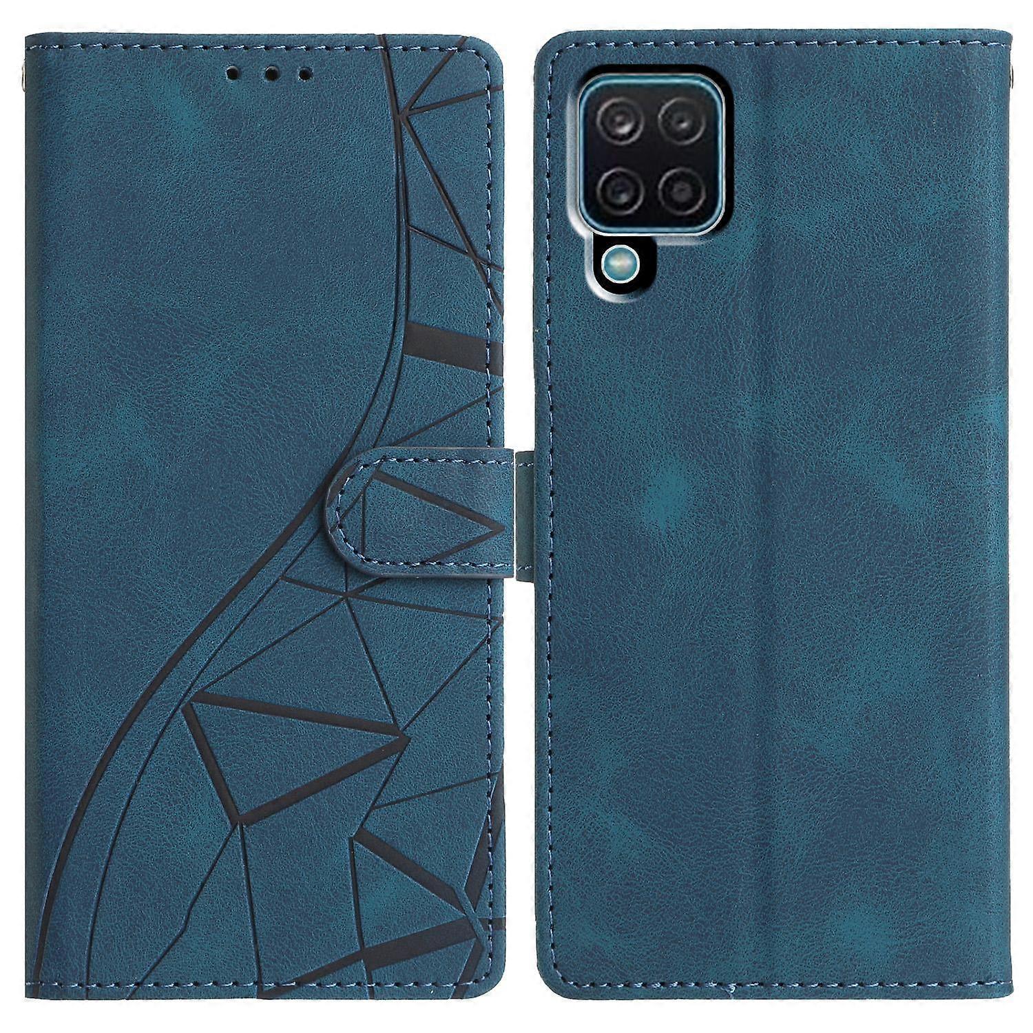 Triangles Embossed Leather Phone Case