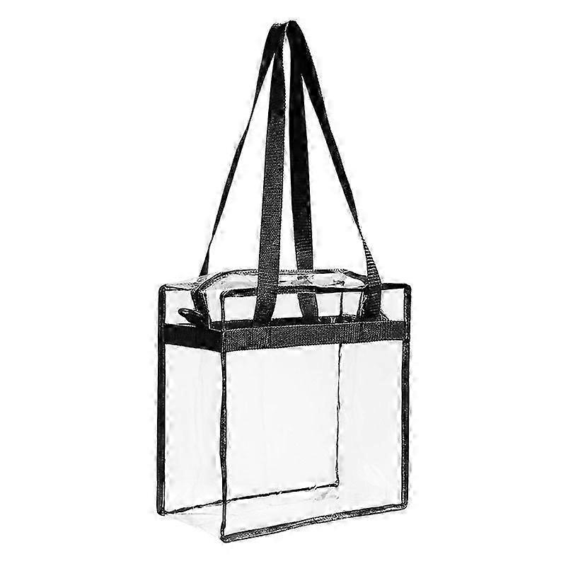 Transparent Bag-durable Pvc Plastic Transparent Bag With Adjustable Shoulder Strap Handle