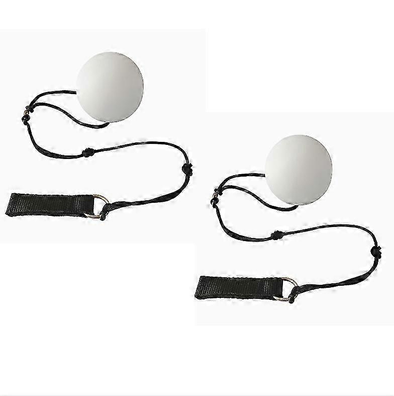 LED Poi Balls, Set of 2 LED Poi Juggling Balls with Rainbow Colors and Strobe Effect, LED Glow Poi S