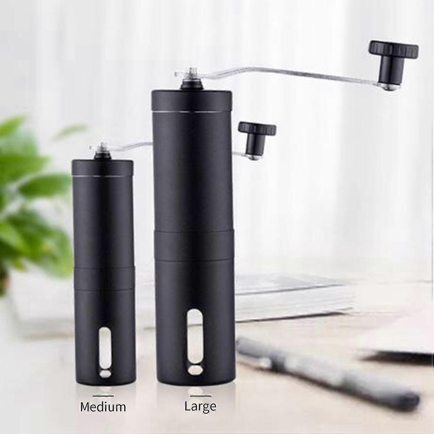 Manual Coffee Grinder 70mL Black Medium Stainless Steel Portable