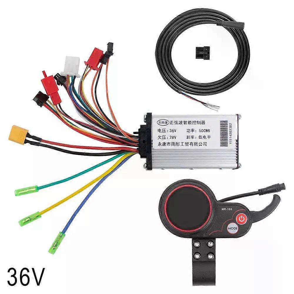 MR-100 LCD Display Meter Dashboard For Kugoo M4 Electric Scooter High Quality 48V 36V 500W Motor Controller And Cable Kits Parts