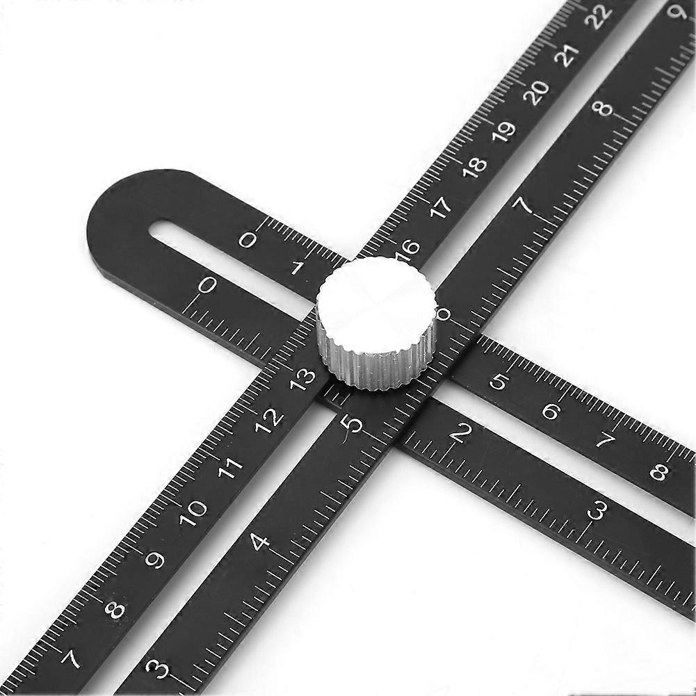 Multi-Functional Dual Head Adjustable Tile Ruler 45.5x36x0.1cm