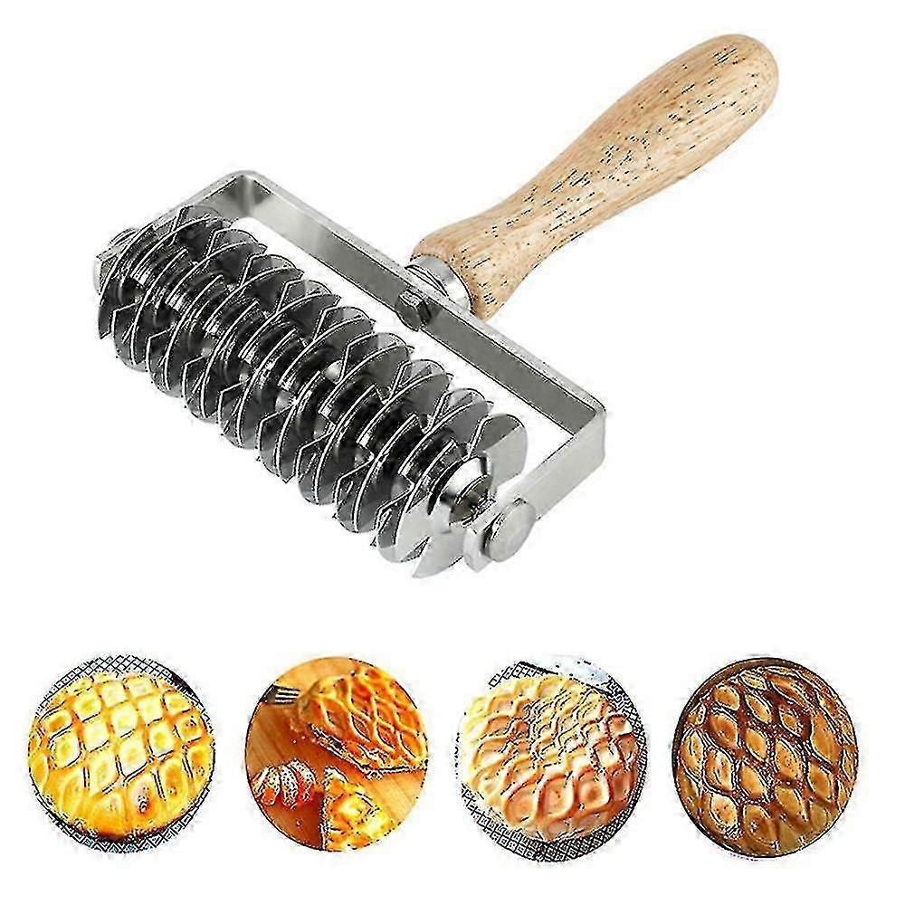 New,suitable Stainless Steel  Dough  Lattice Top Cookie Pie Pizza B...