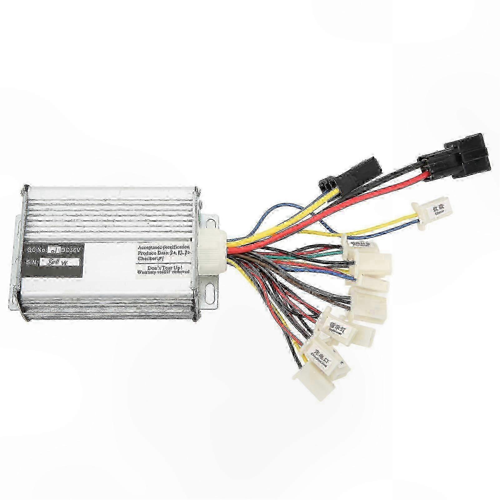 800W 36V Brush Motor Controller for E-Bike with Overcurrent Protection Feature