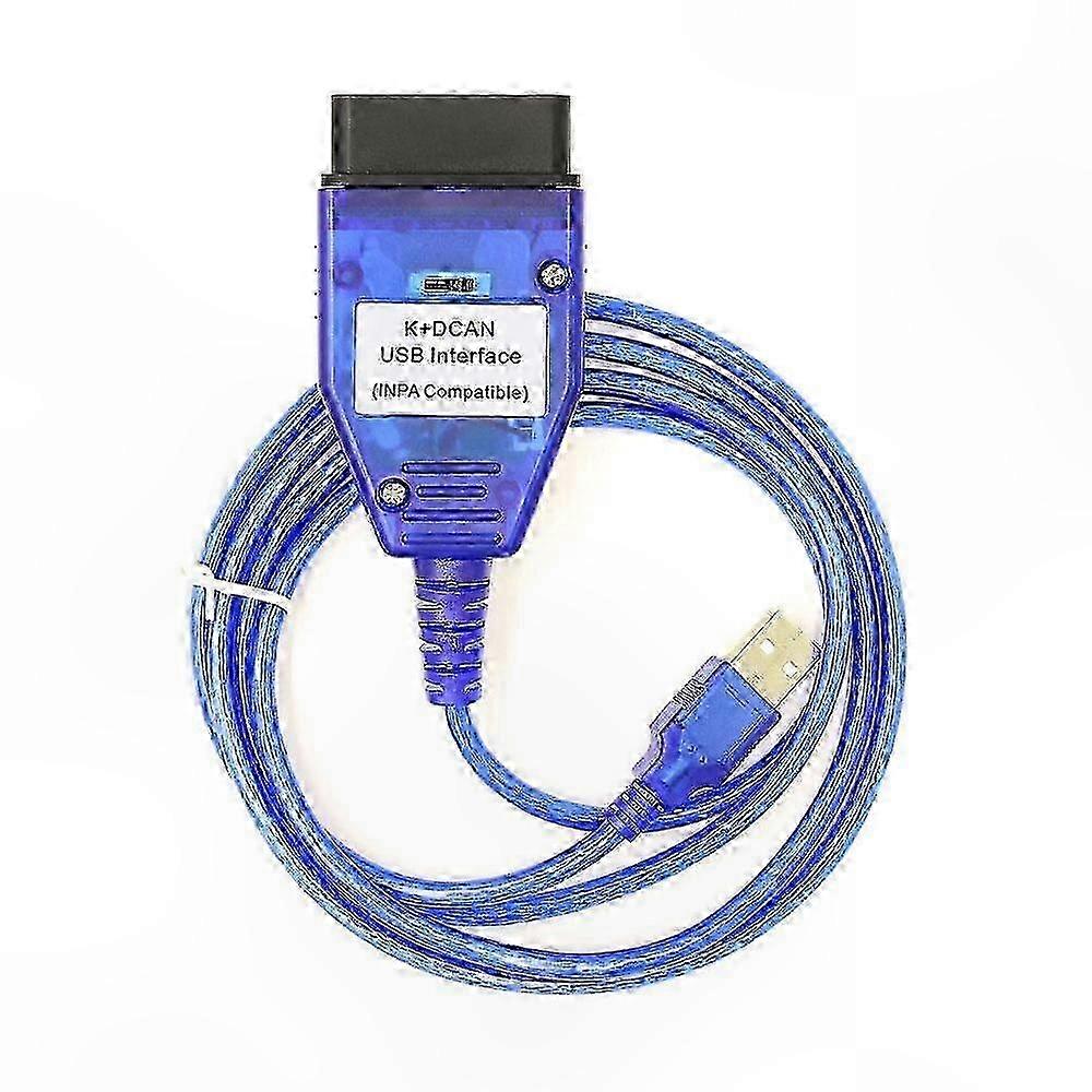 OBD2 Scanner with FTDI FT232RL Chip, INPA K+CAN Interface and USB Switch for Vehicle Diagnostics