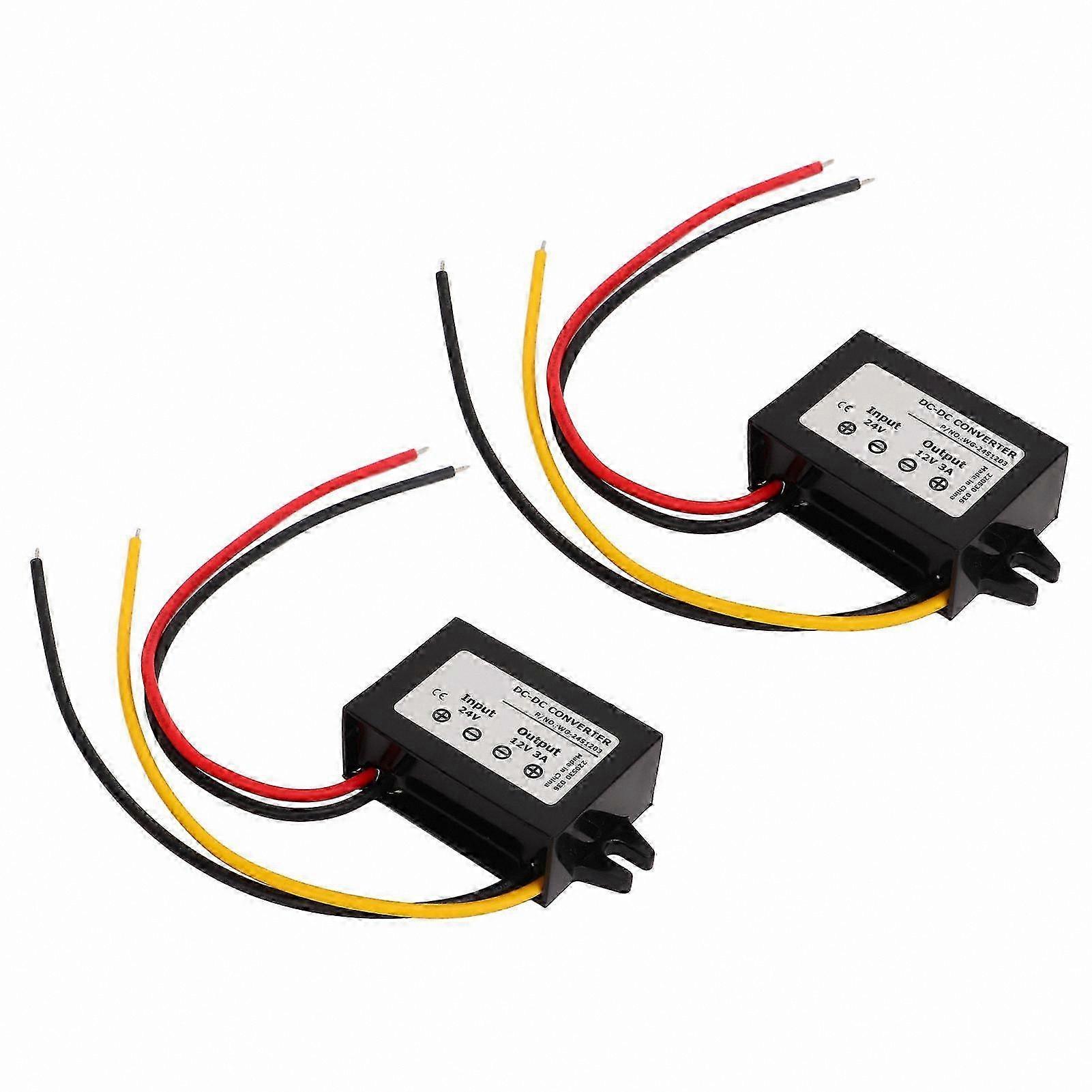 12V 3A DC-DC Buck Converter Module 18-40V Input IP68 Waterproof Universal Voltage Regulator for Automotive Use