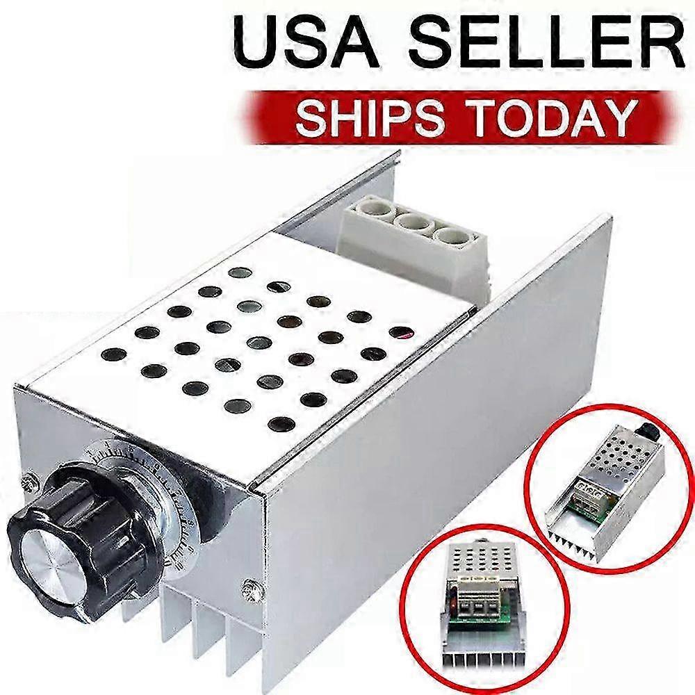 AC 110 220V 6000W SCR Motor Speed Controller Voltage Regulator with Dimmer