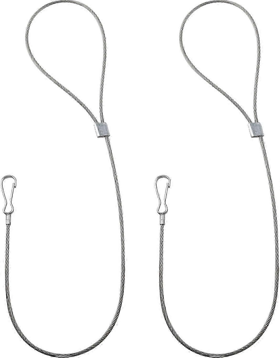 2pcs Stainless Steel Adjustable Gate Latch Cable Pull Gate Latch Pull Gate L