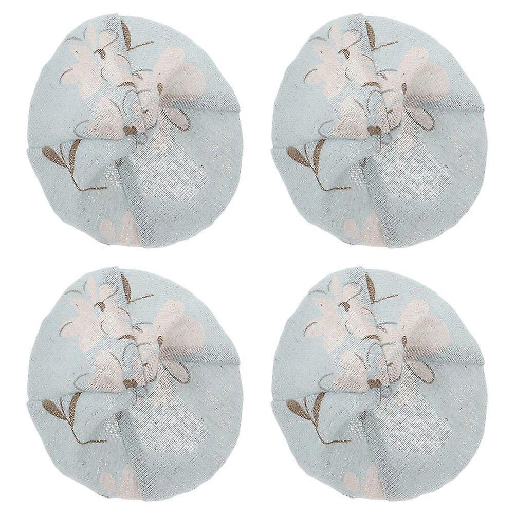 Proofing Cloth Canning Jar Lids Cotton Linen Round Oval Bakers Dough Proofing 7.9×3.1×0.2in 4Set