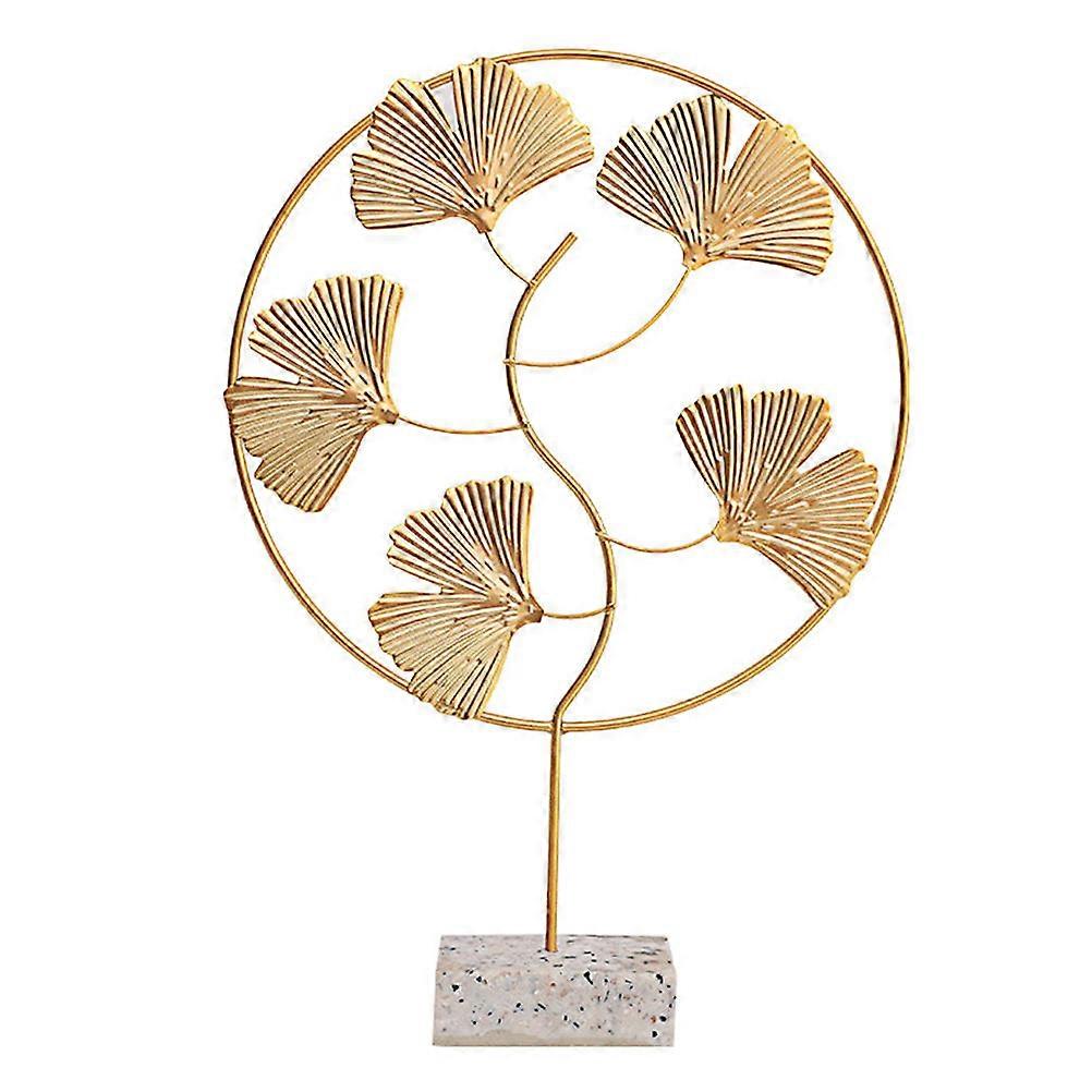 Decor Figurines Nordic Style Crafts Decoration TV Cabinet Wine Cabinet Ornament Golden 30x20cm 1Pcs
