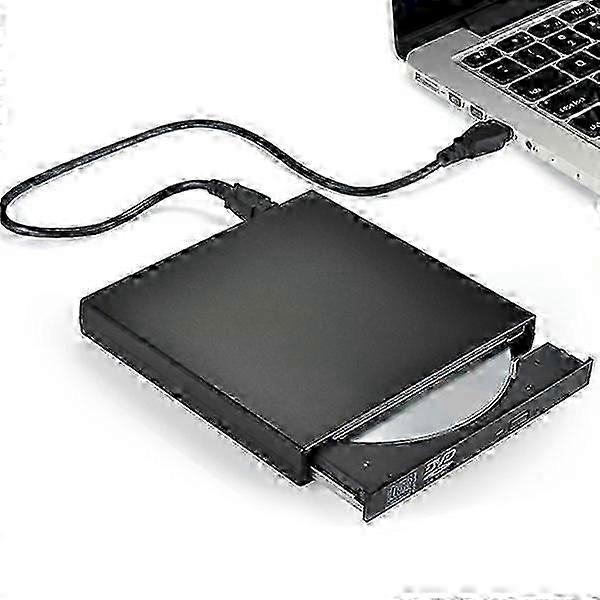 External CD/DVD Drive for Laptop, USB2.0 & Type C DVD Player