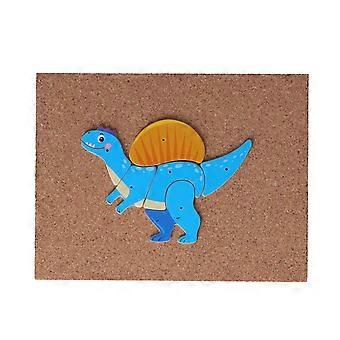 Wooden Dinosaur Knocking Puzzle Toy for Kids 4+ Composite Wood