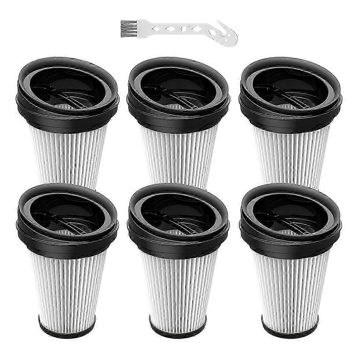 6 Pack Replacement Filters compatible Grundig VCH9829 VCH9832 VCH9630 VCH9631 VCH9632 2in1 Cordless Handhel