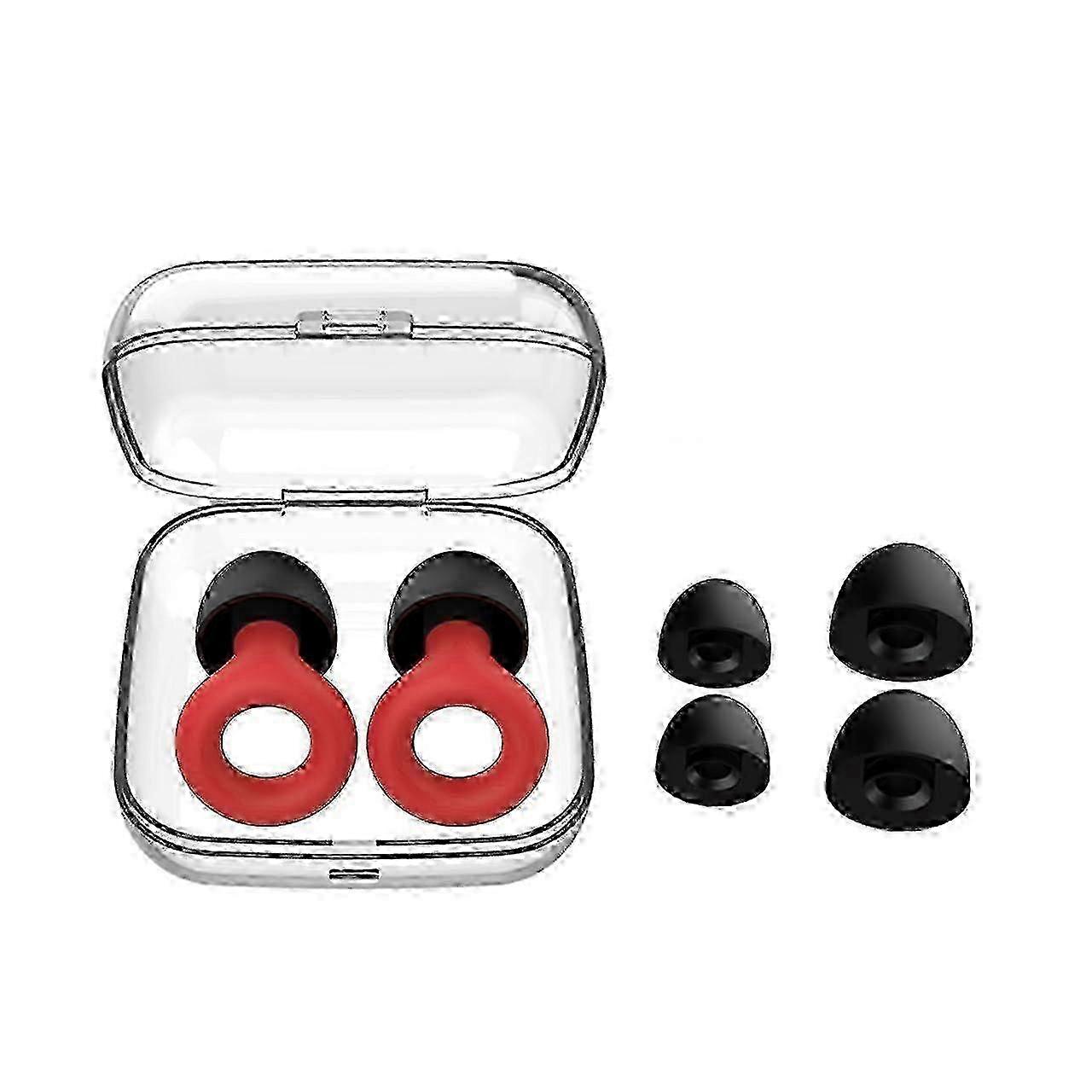 2025 6 Pairs Ear Tips Reusable Hearing Protection for Sleep Motorcycle S/M/L