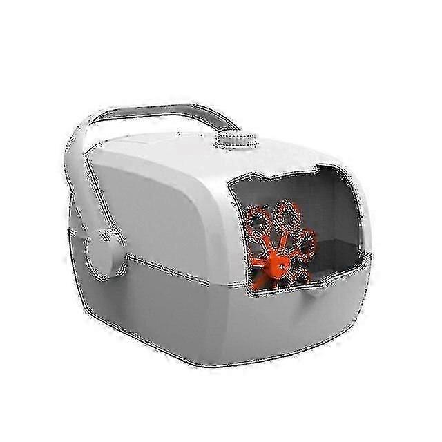 Bubble Machine for Kids - Creative Bubble Blower with White Grey Design