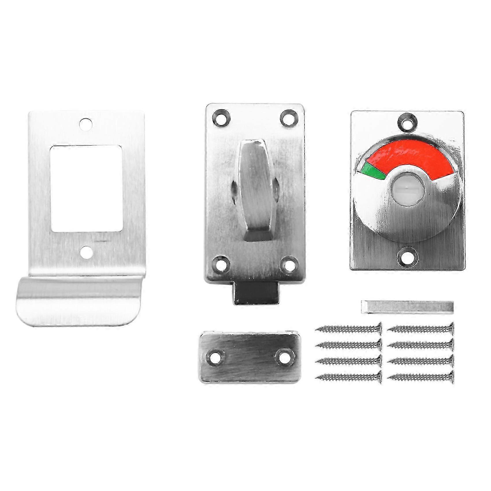 Bathroom Toilet Vacant Engaged Indicator Lock for WC Door Privacy