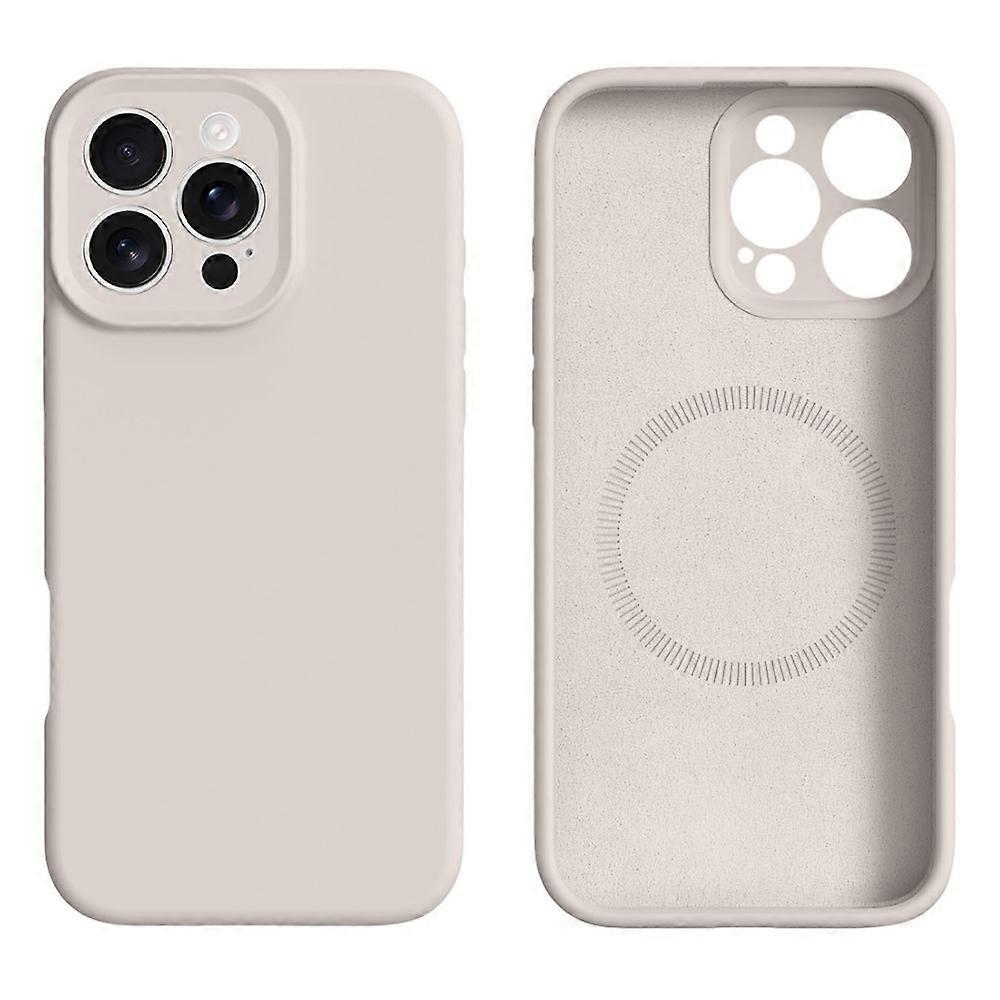 Compatible For iPhone 16 Pro Max Case Compatible with MagSafe Precise Cutouts Liquid Silicone Protective Back Cover