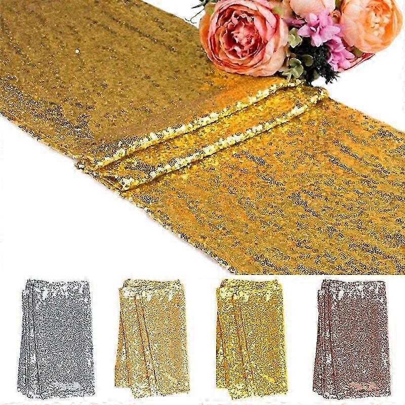 2025 30X180cm Colorful Sequin Table Runner For Party Tablecloth Weddings Table Cloth Table Cover Decoration Tables Runners