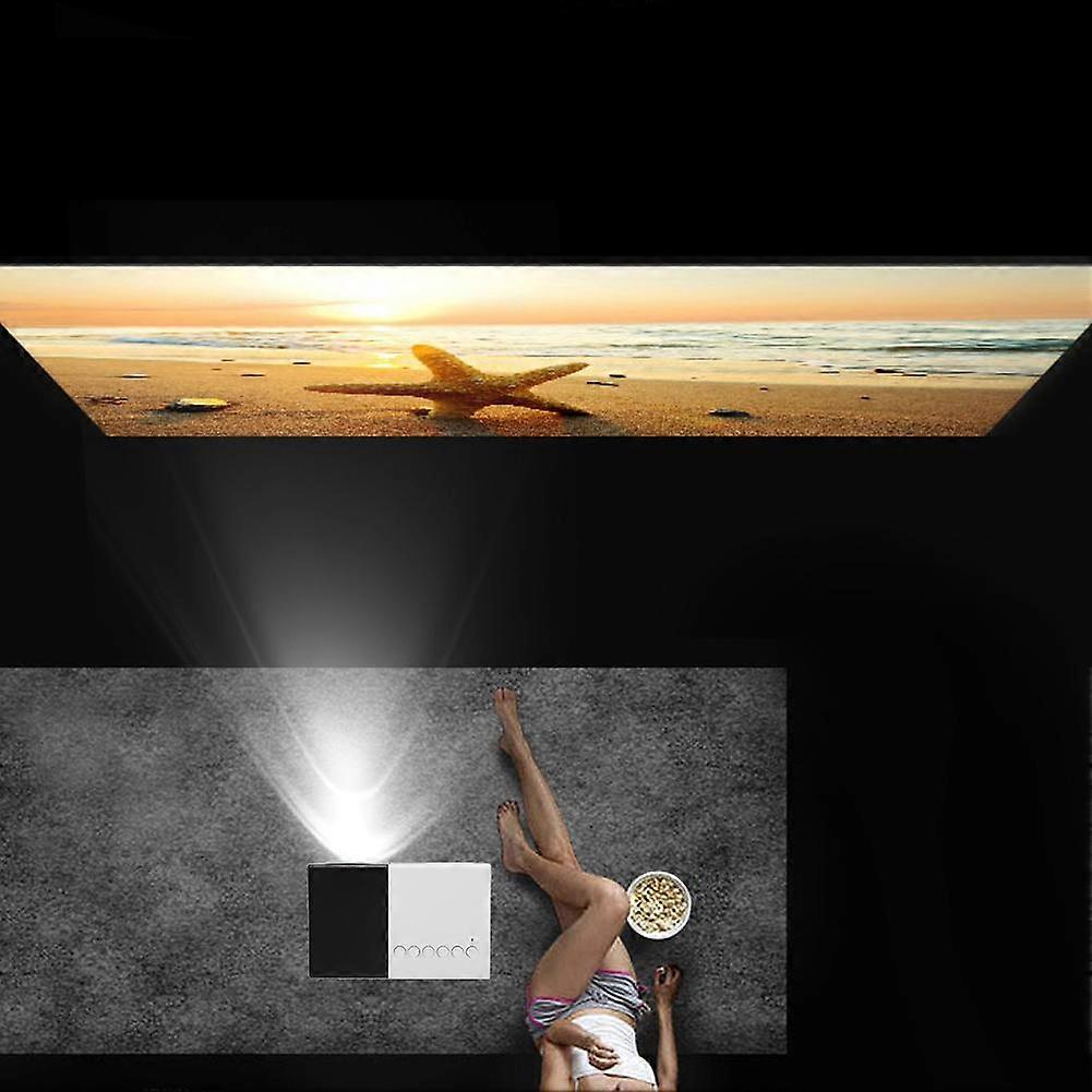 Mini LED Portable Projector 1080P USB HDMI 2.0-Inch LCD Screen