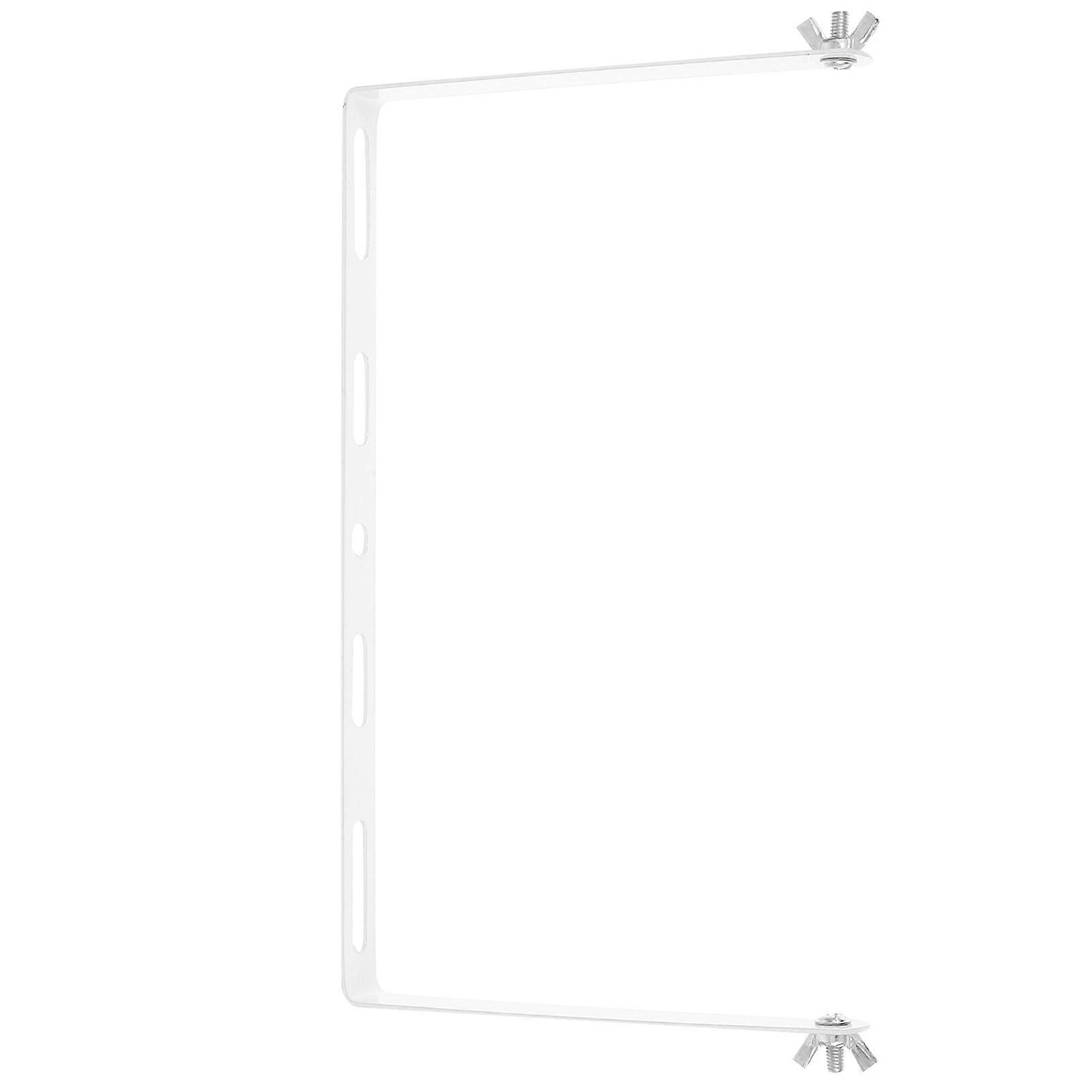 Rv Solar Panel Brackets Solar Panel Mounting Kit Street Lamp Installation U-Shaped Iron White Angle Adjustment 1 Set