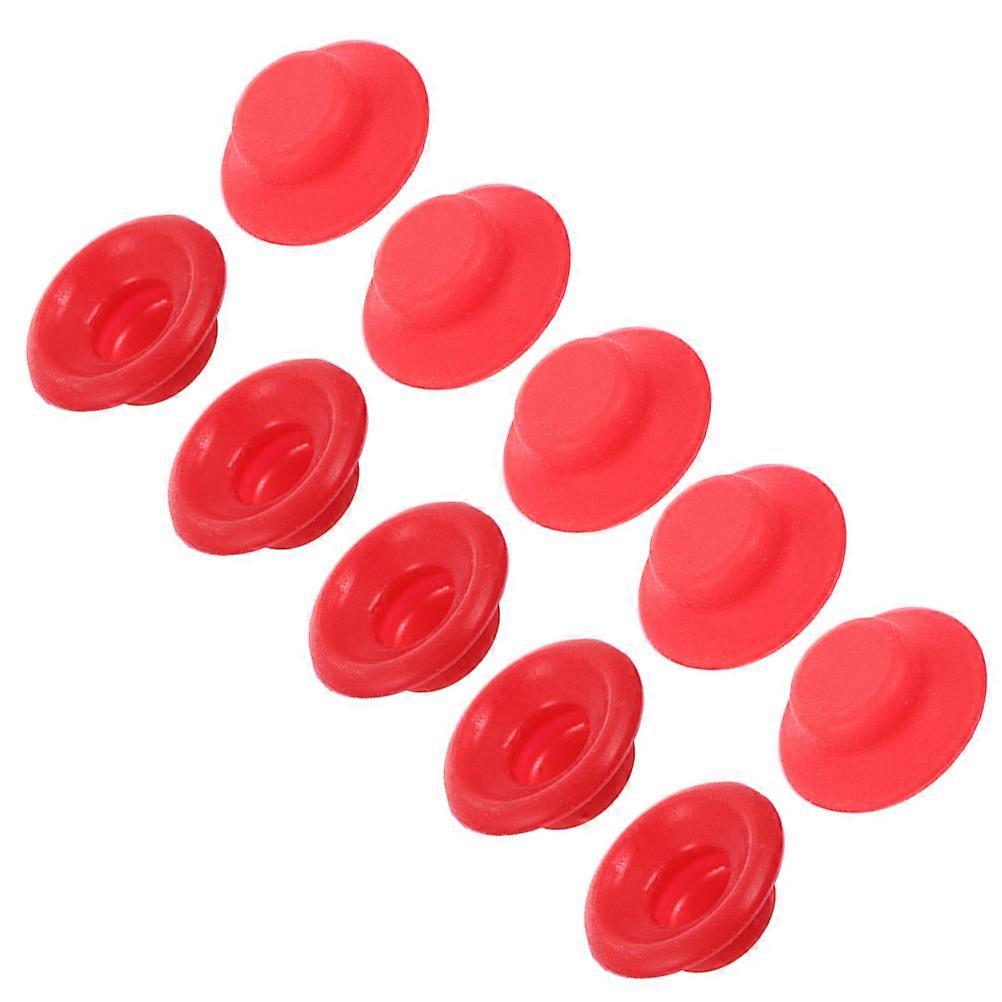 Sealing Gasket Bottle Gasket for Swing Top Bottle 10Pcs Red Plastic Set