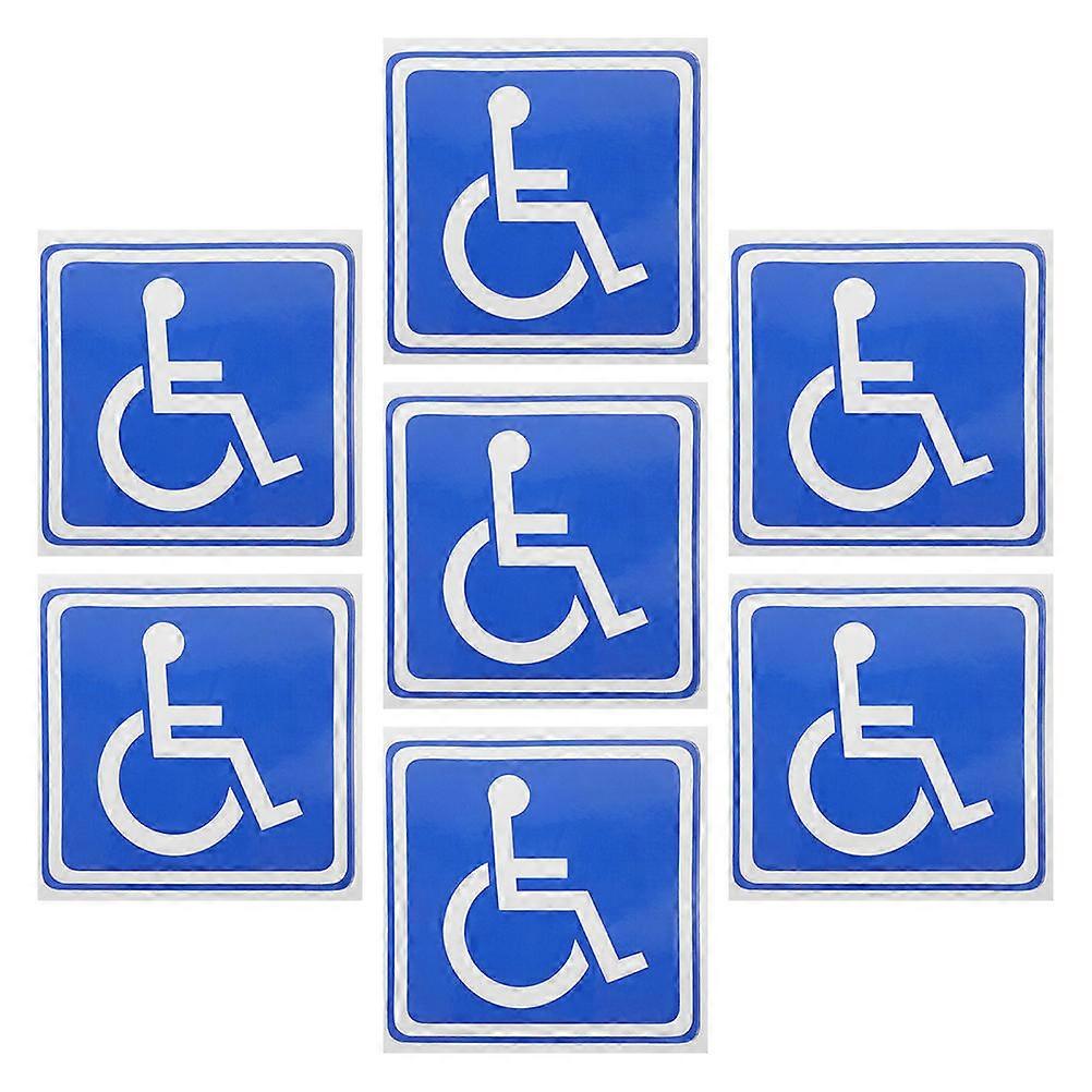 Disabled Window Sticker Self Adhesive for Car Use 7 Pieces Set