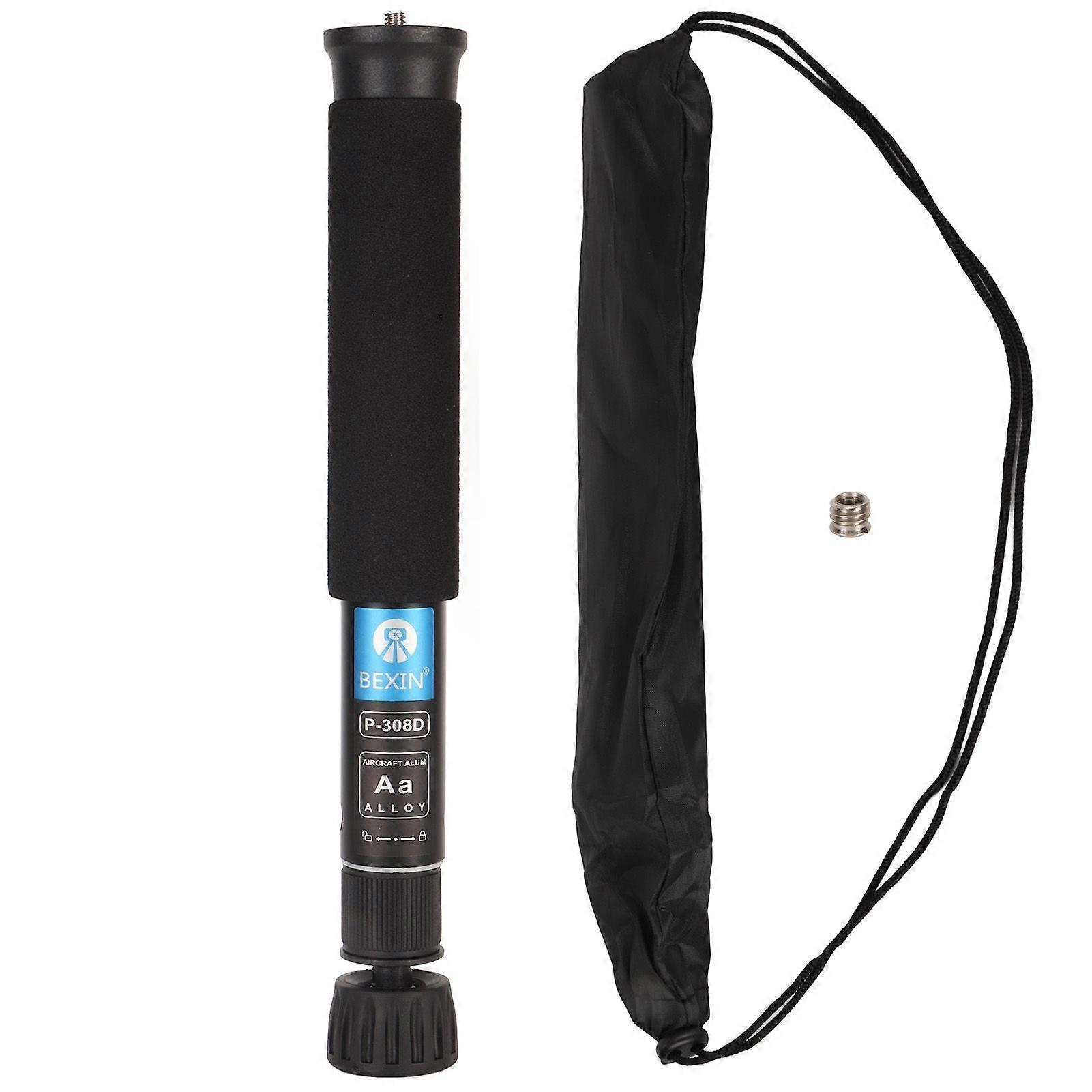 8 Sections Camera Monopod Steady Photography Monopod Lightweight Portable Travel Monopod with Carrying Bag 1/4 to 3/8 Screw