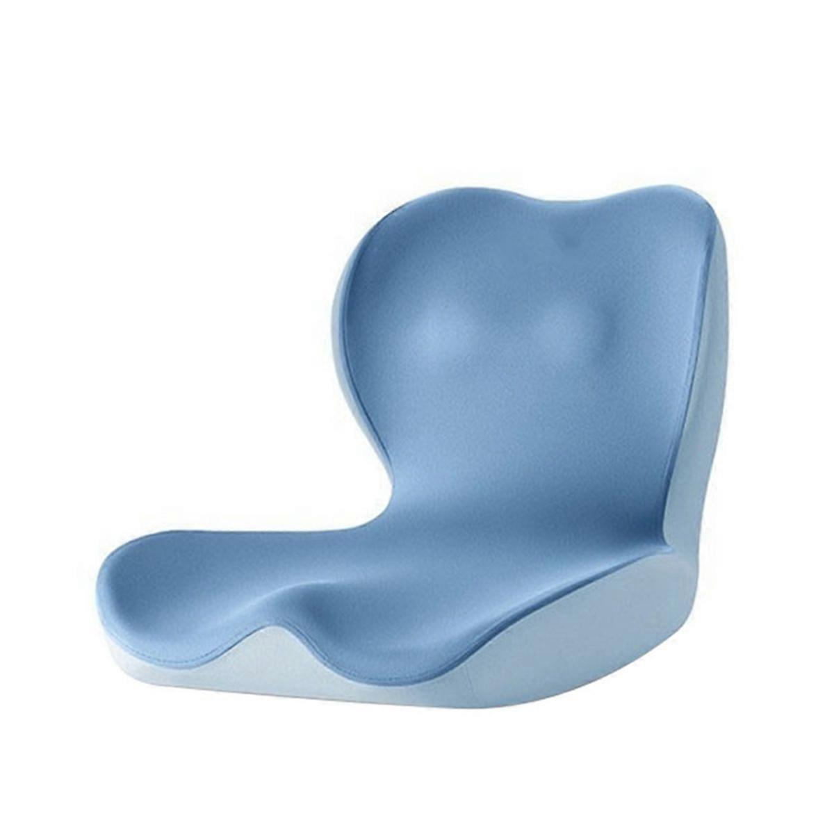 Upgrade "L" Shape Memory Foam Orthopedic Cushion Comfort Ergonomic Design Back Pillow Car Seat Office Chair Pain Relief B