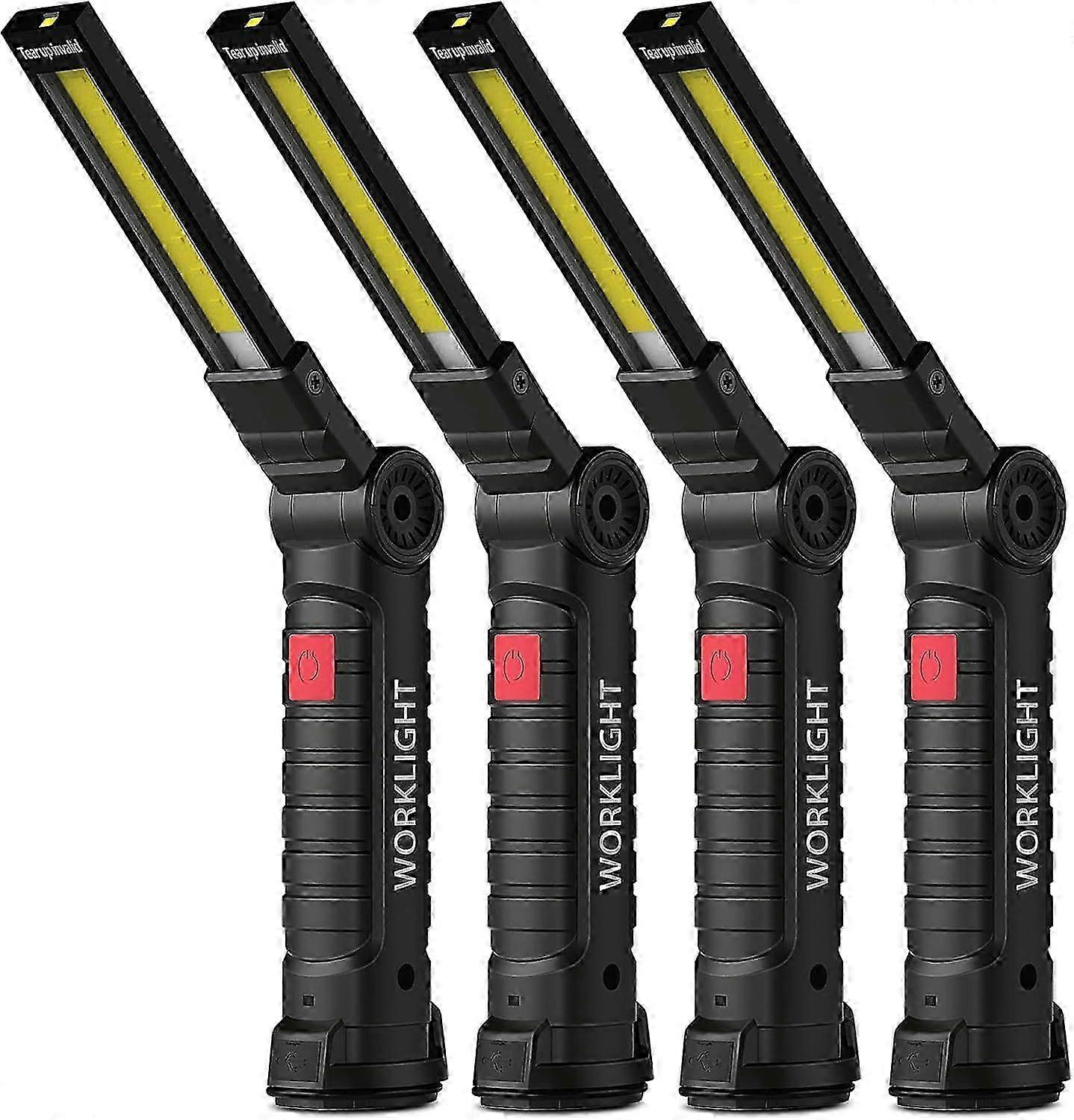 4-Pack LED Torch Set: Flashlight, Hand Lamp, Collapsible & Portable