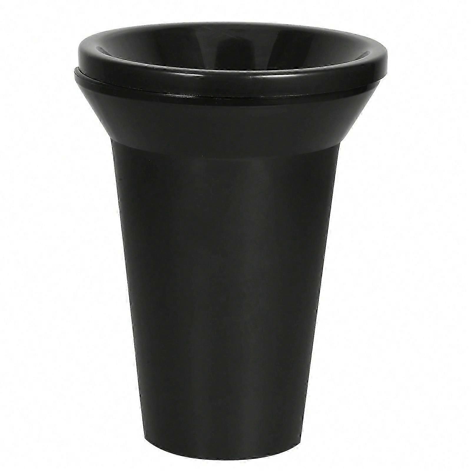 Plastic Wine Tasting Spittoon with Removable Lid �C Black Ice Barrel Style Bucket for Wine, Whiskey & Cocktail Chilling Accessories for Bars
