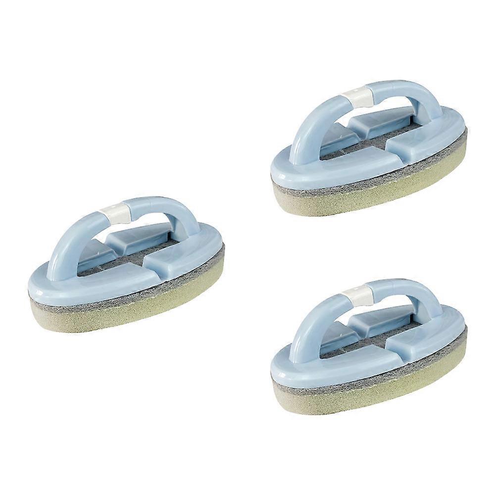 Folding Brush For Swimming Pool Cleaning 3Pcs Handheld Cleaning Tool Multi Color Durable Performance Suitable For Household And Outdoor Garden