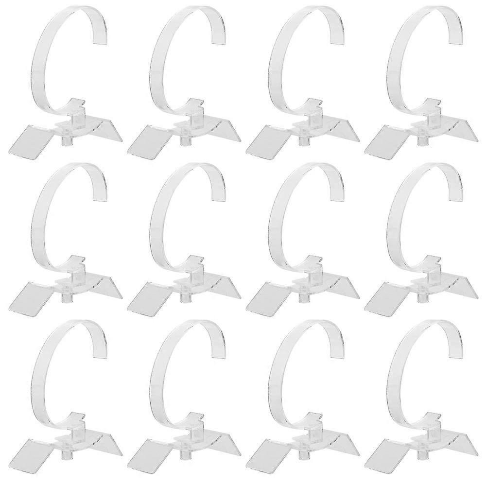 Clear Watch Holder Rack Designed For Adults To Organize Watches And Bracelets Perfectly With 20Pcs Included
