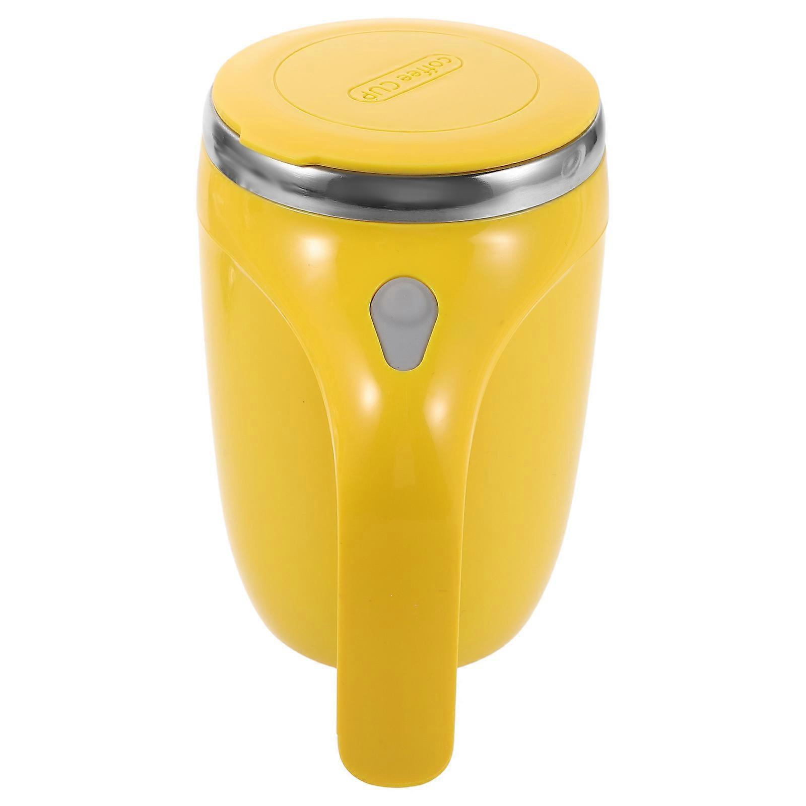 Automatic Stirring Mug 3Pcs Stainless Steel Mixing Cup For Coffee And Protein Shakes 380Ml Portable Design For Home Office And Gym
