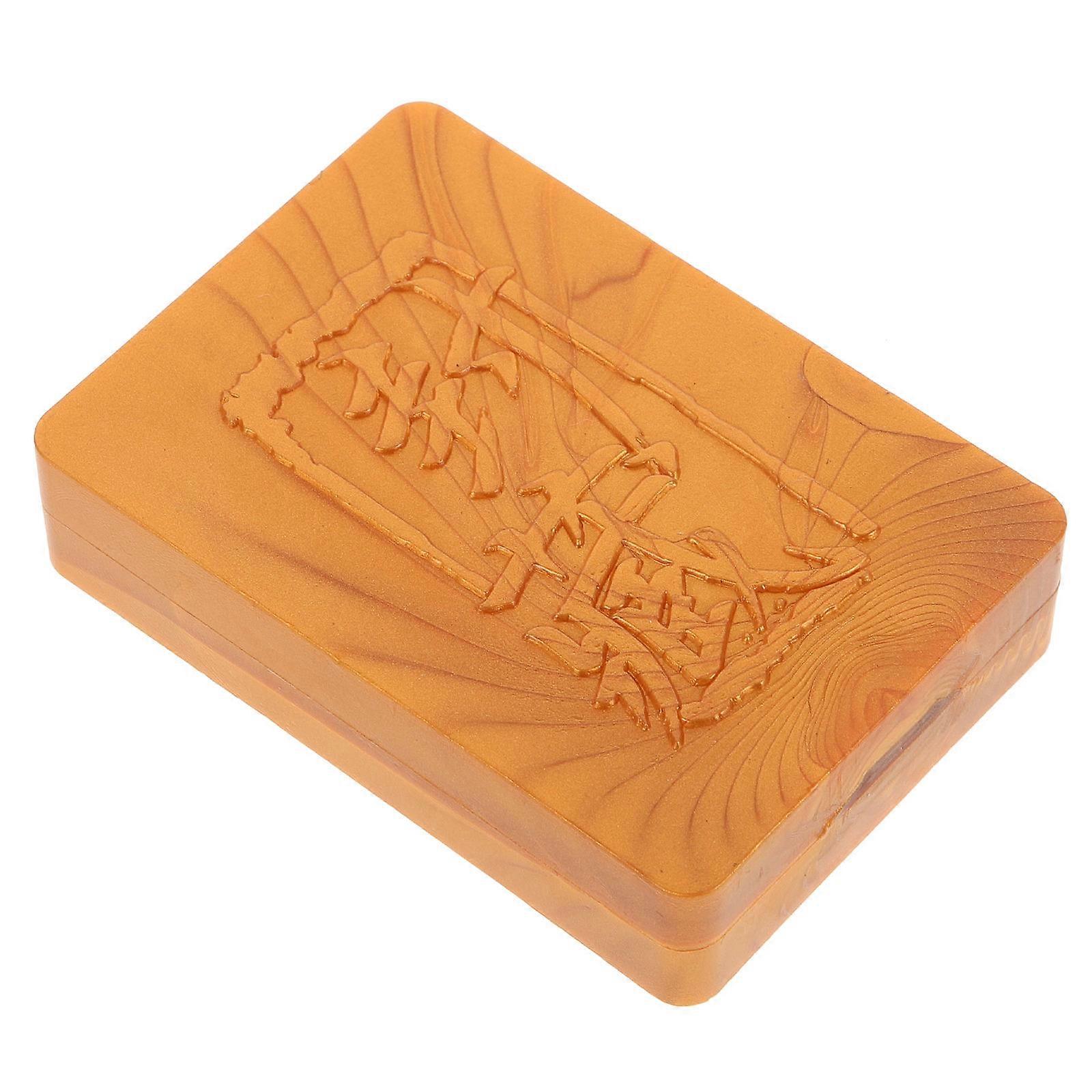 Bottle Sealing Cap Useful Bottle Sealed Wax Block Golden 3.0×2.0×0.7in Extend Shelf Life 1Pack