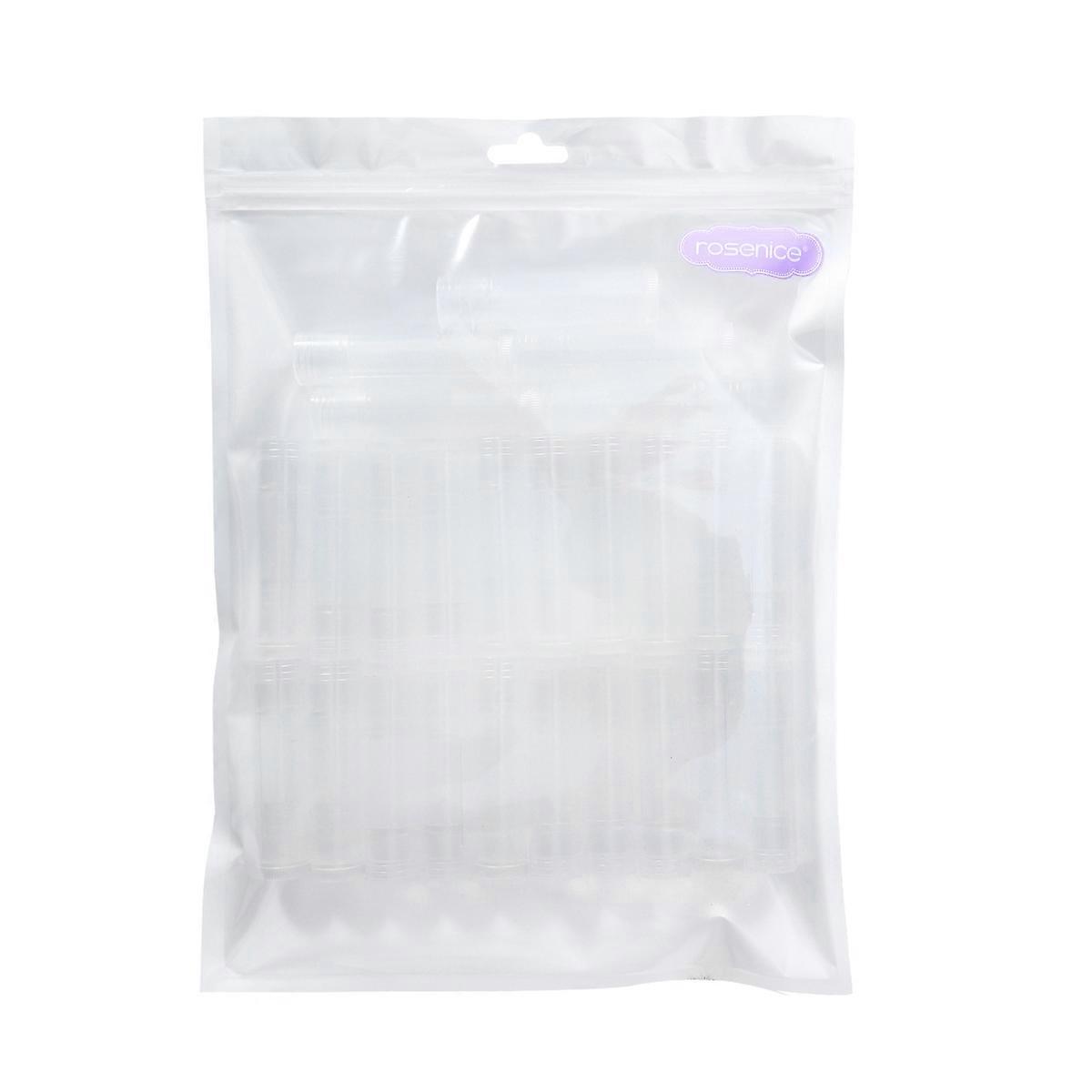 Lipstick Tube Rosenice for Women Use 2Pcs Clear with Caps and Tubes