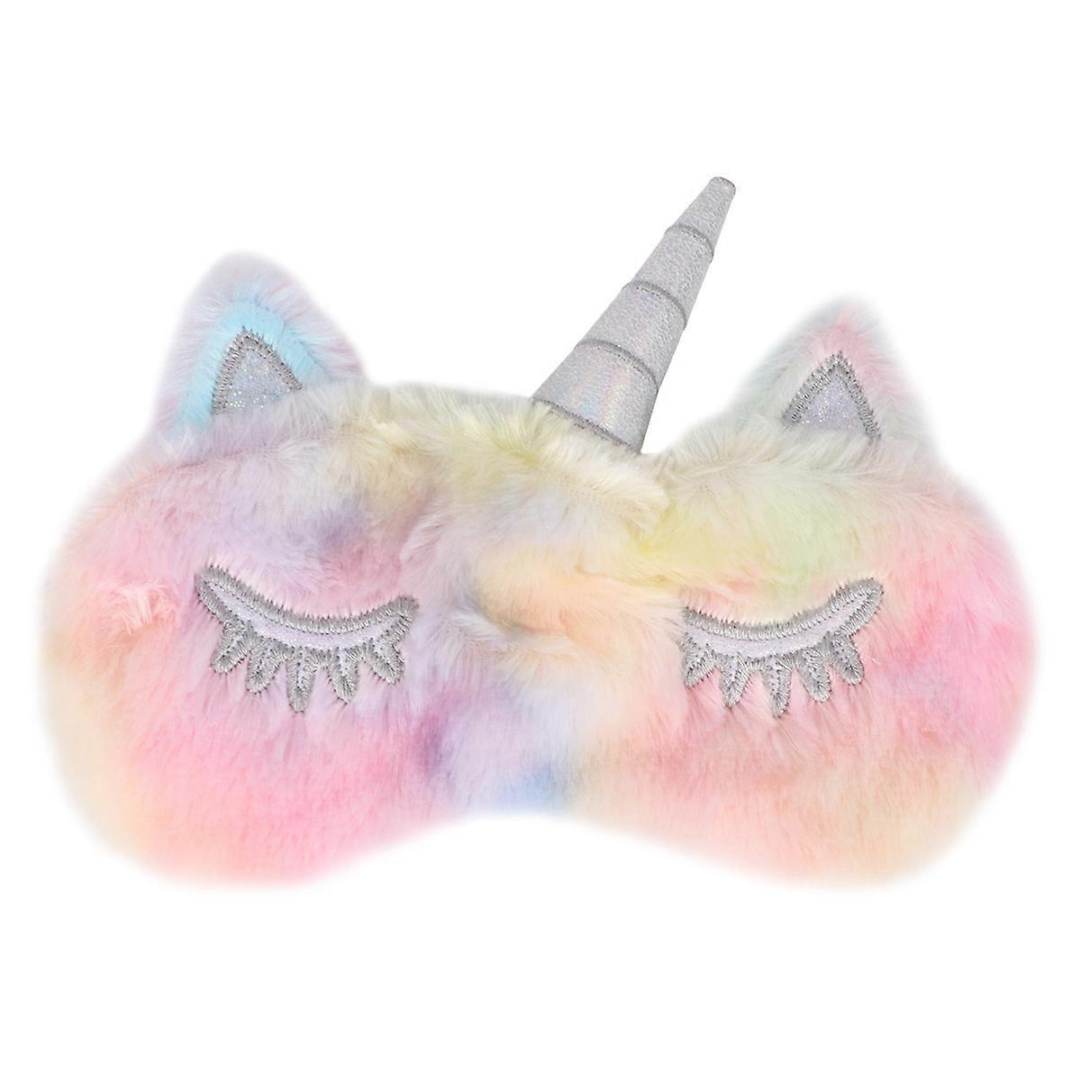 Mask for Eye Unicorn Design Comfortable Blindfold 2Pcs Sleeping Eye Cover