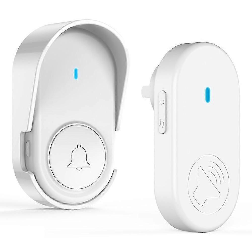D10 Intelligent 433MHz Wireless Doorbell Home Welcome Doorbell 250m Remote Door Chime, EU Plug 2025