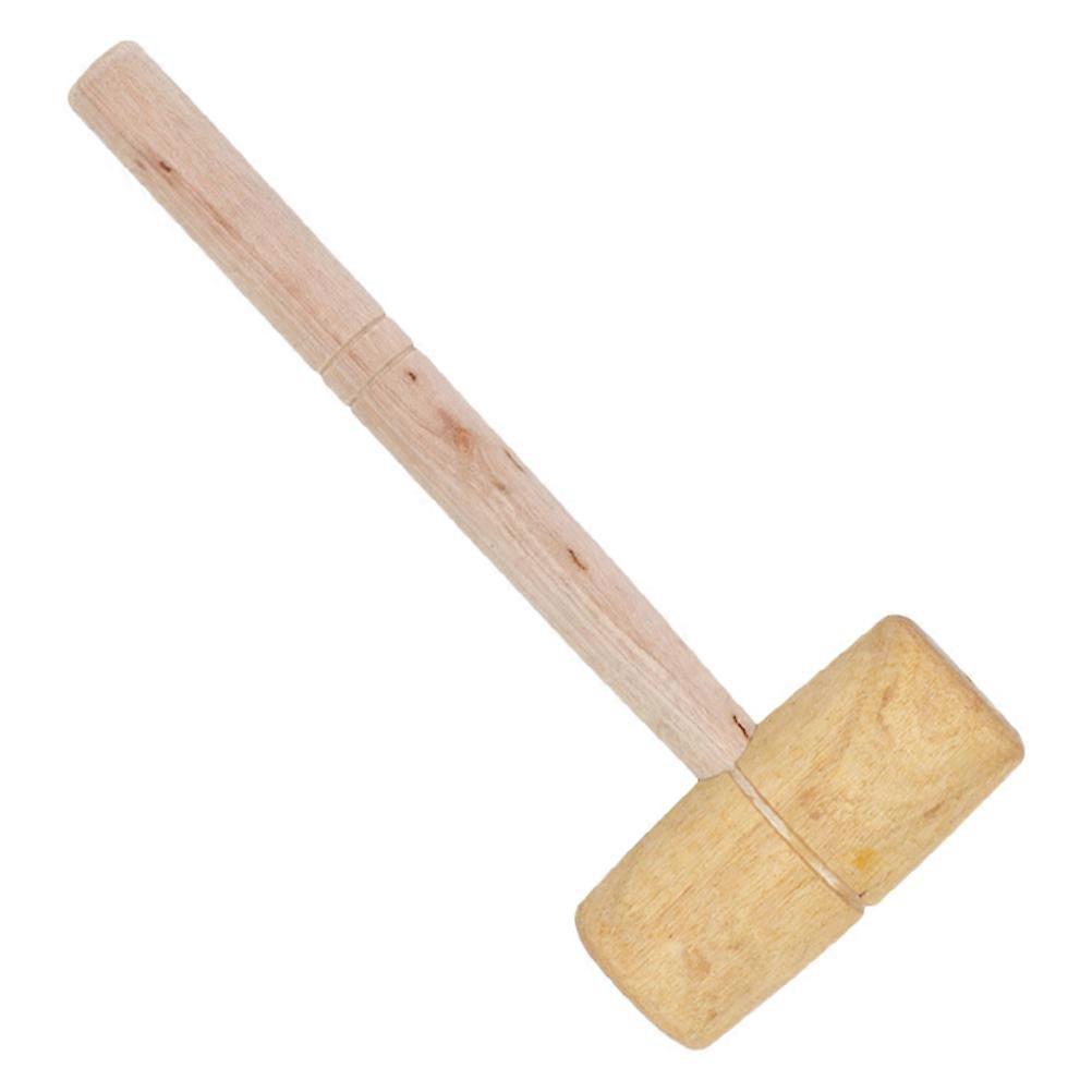 Leathercraft Wooden Mallet Wood Hammer for Crafting Use 4Pcs Multi-Use Tool