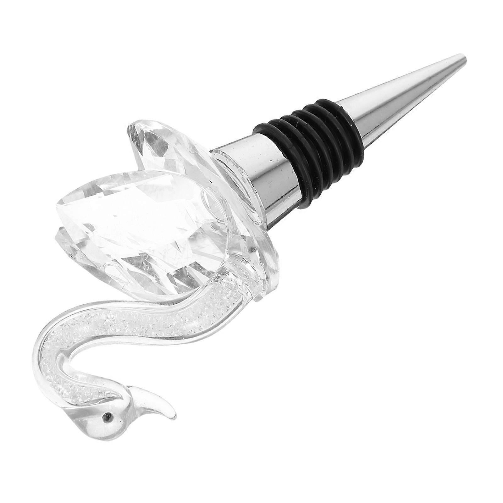 Elegant Swan Shape Stoppers 2Pcs For Beverage Liquid Preservation At Bar Wedding Party