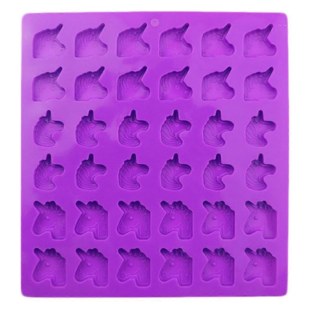 Baking Mold Unicorn Silicone Mold for Ice Making 3Pcs Ice Cube Tray