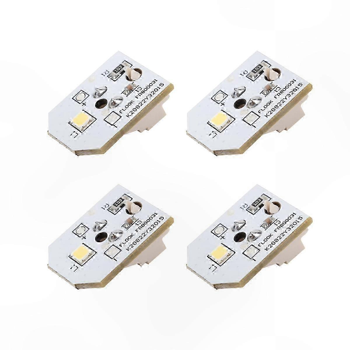 4-Pack Refrigerator LED Light Bulbs, Compatible with Multiple Models