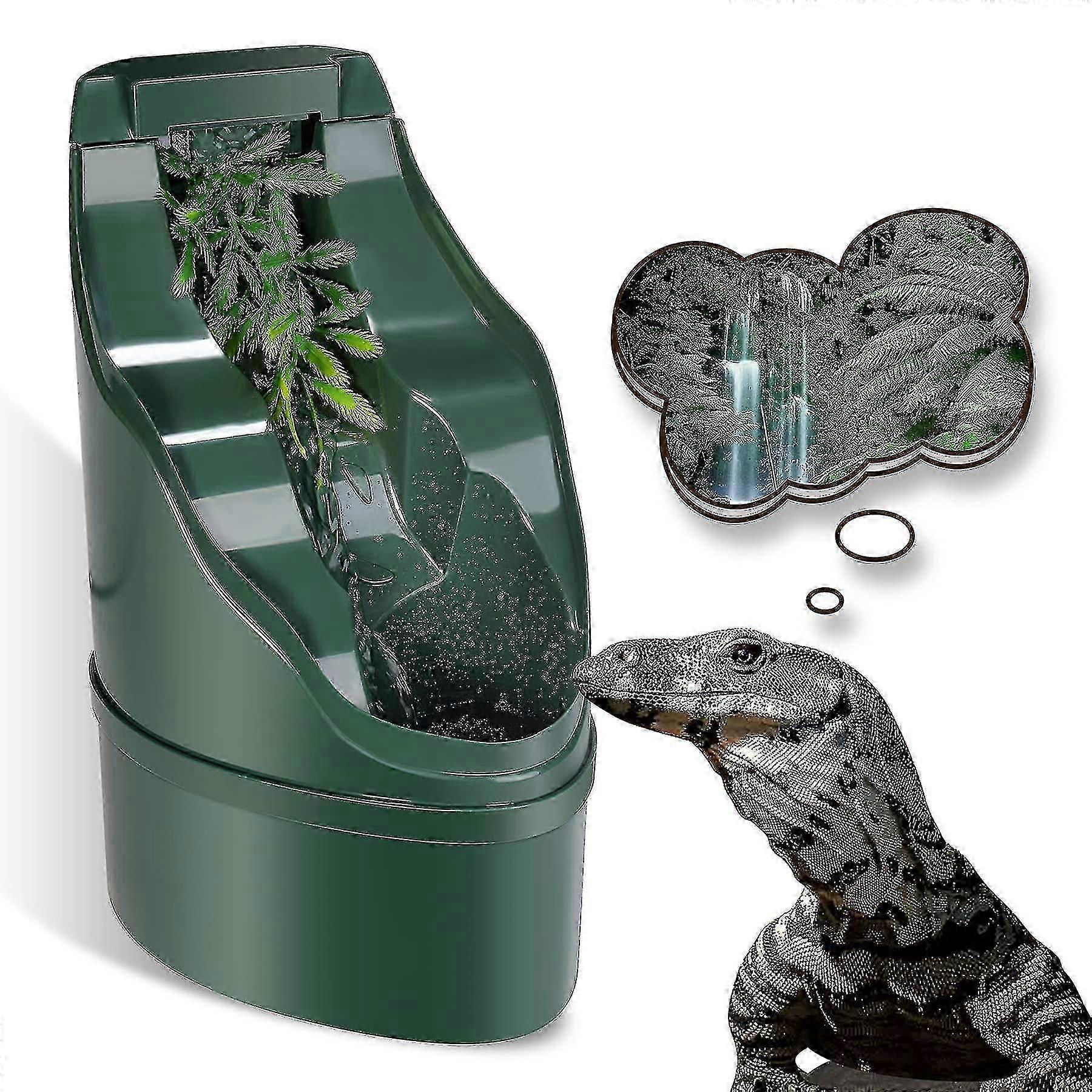 Drinking Fountain Water For Chameleon Lizard Snake Spider Frog Gecko