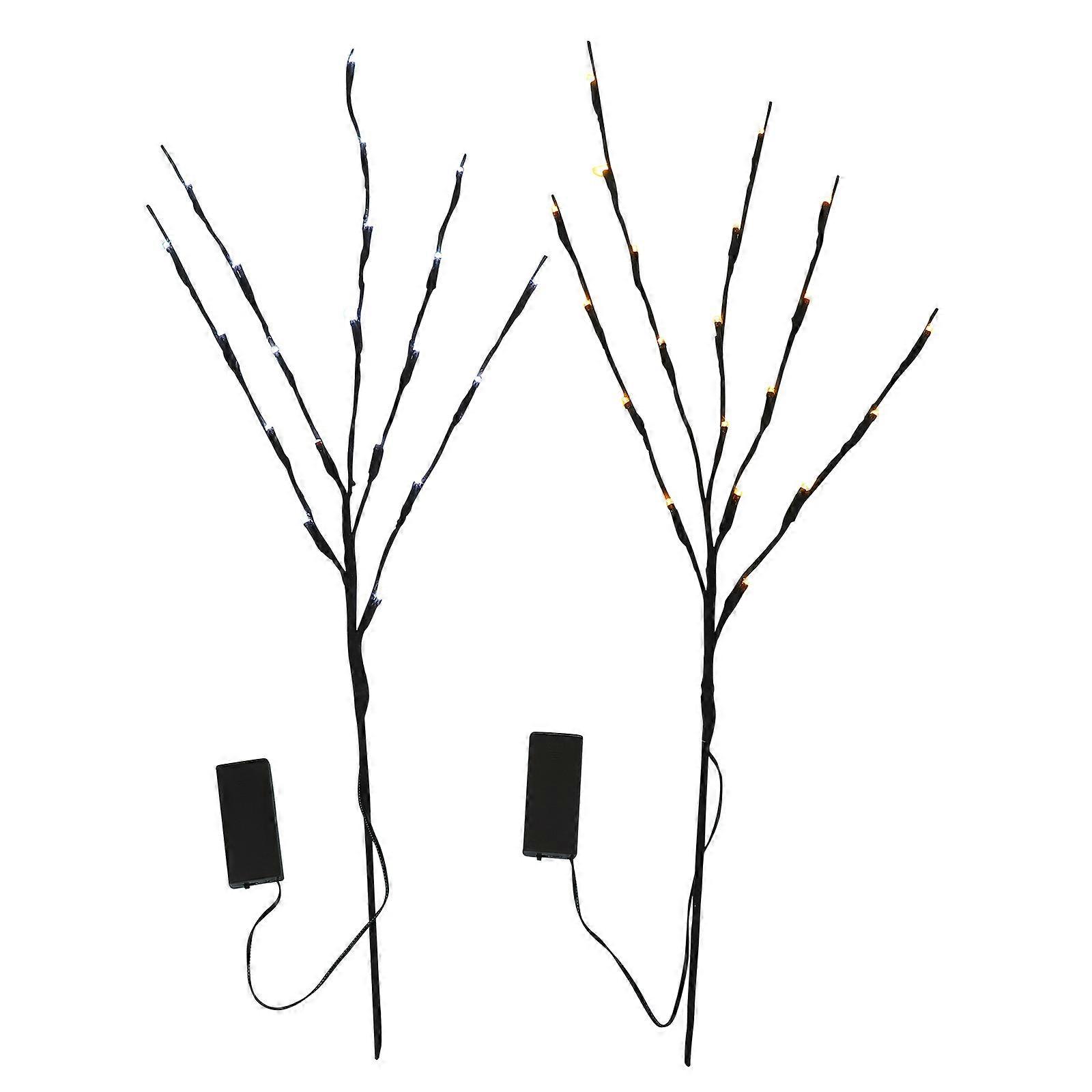 LED Branches Light Tree Branches Lamp for Lighting 6Pcs with White and Warm White