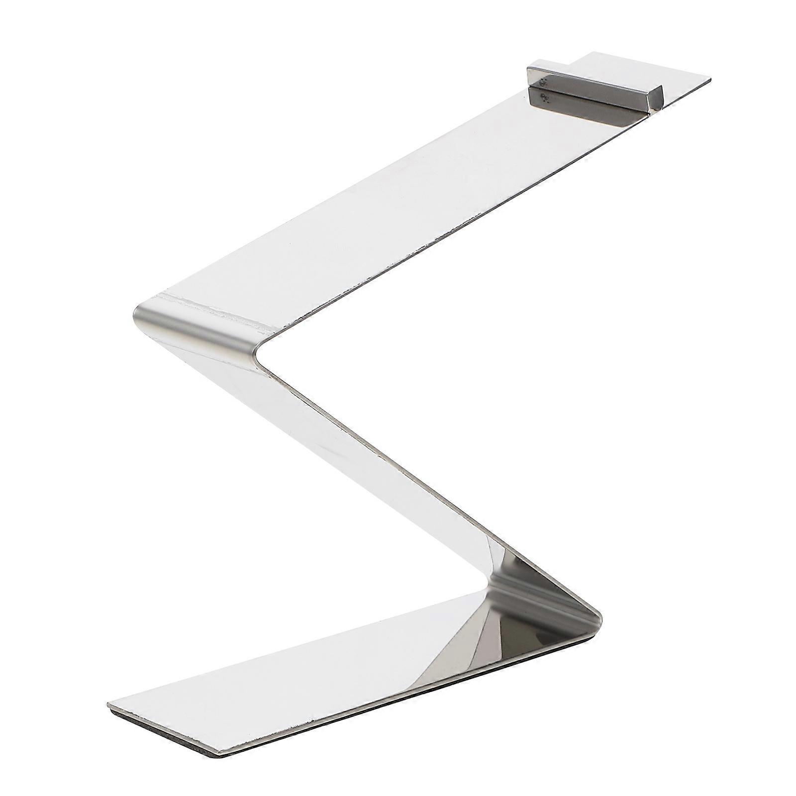 Stainless Shoes Rack Shoe Display Bracket for Storage 2Pcs Silver