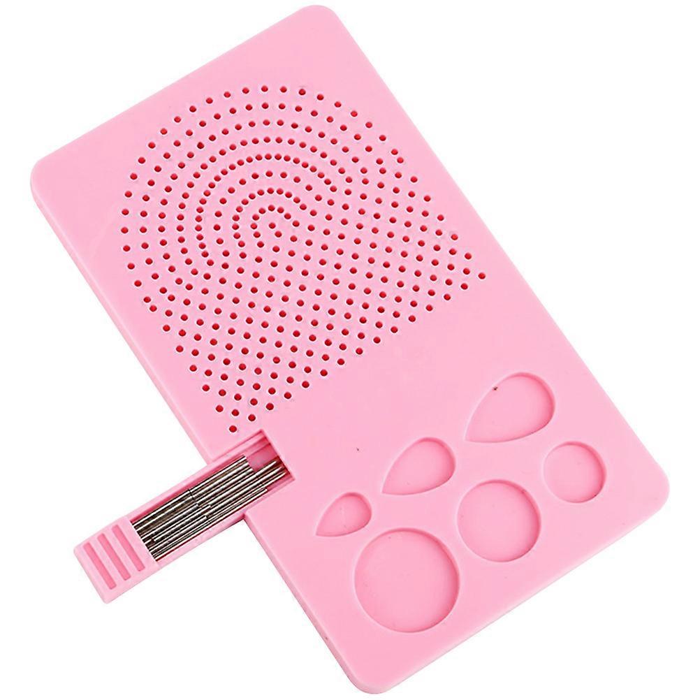 Durable Quilling Board with Pin for Paper Craft 4Sets Pink Color