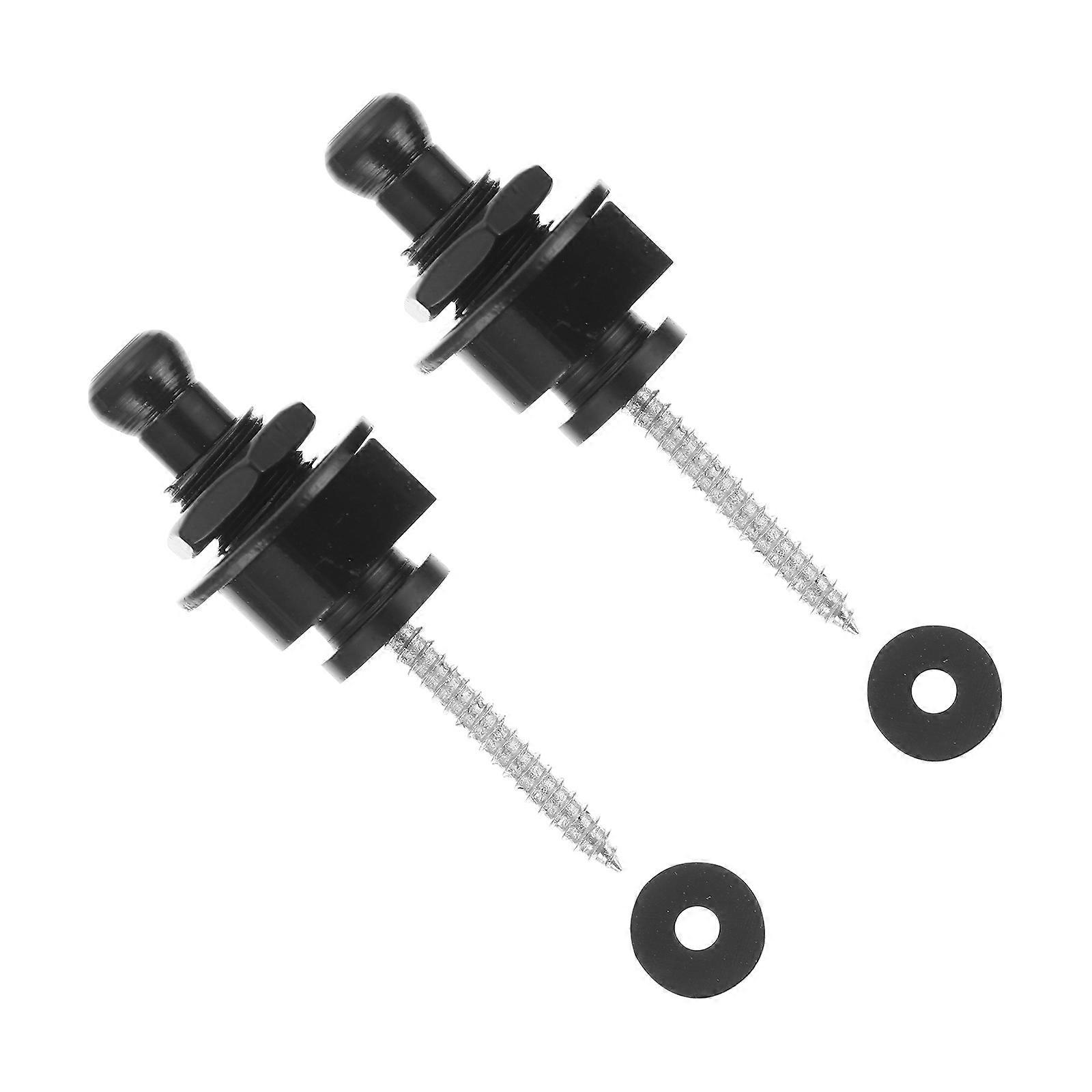 Strap Locks Bass Guitar Guitar Strap Button Locks Musicians Performance Iron Material Secure Lock 2Pcs