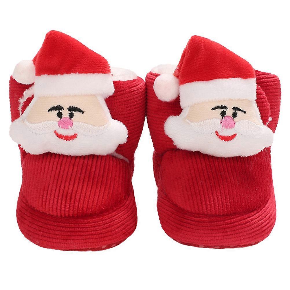 Infant Walking Shoes Xmas Crib Shoes for Toddler Use 3Pairs
