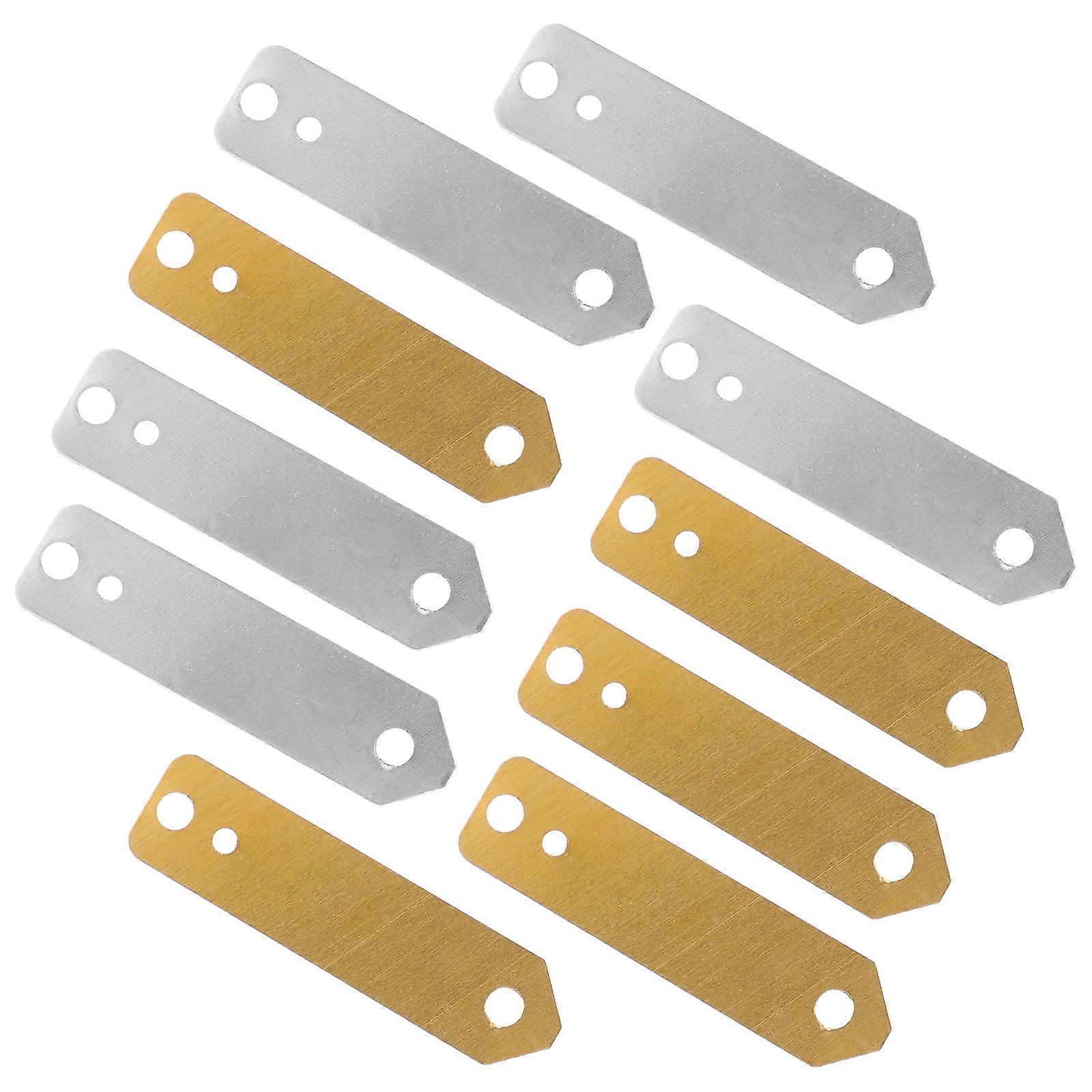 Electric Electrode Material for Fruit Battery Copper Zinc Anode Sheet 10Pcs