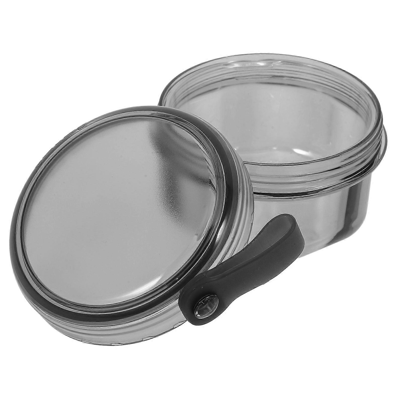 Grey Retainer Case for Storage Compact Denture Container
