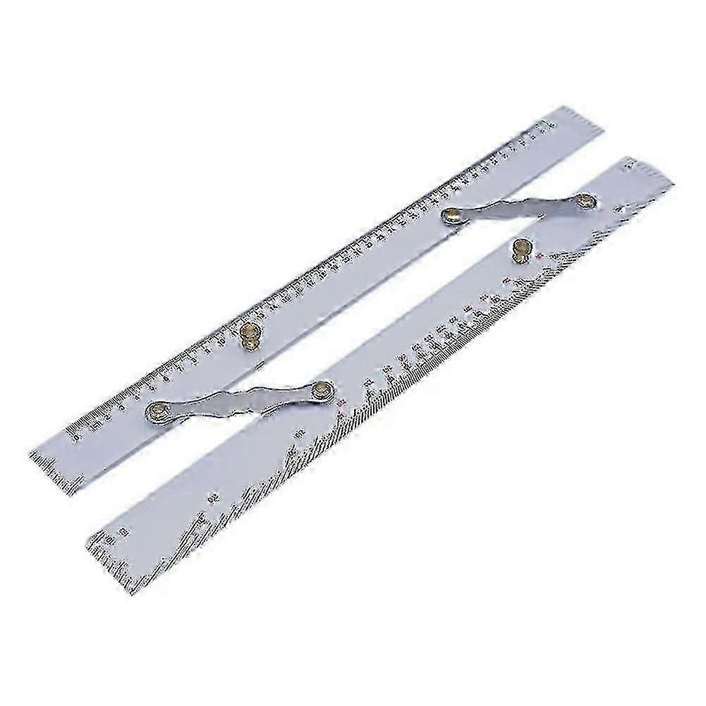 Marine Ruler Parallel Ruler Nautical Charts Parallel Ruler Cartography Points to Pull the Parallel Ruler 450 MM